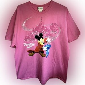 Disney Parks Disneyland 2017 Sorcerer Mickey Y2K T-shirt Size XL